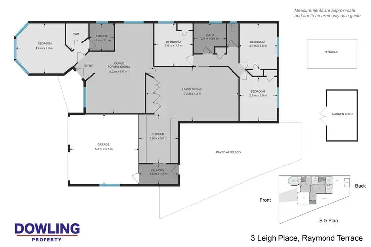 Floorplan of Homely house listing, 3 Leigh Place, Raymond Terrace NSW 2324