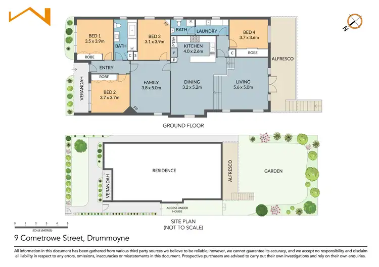 Floorplan of Homely house listing, 9 Cometrowe Street, Drummoyne NSW 2047