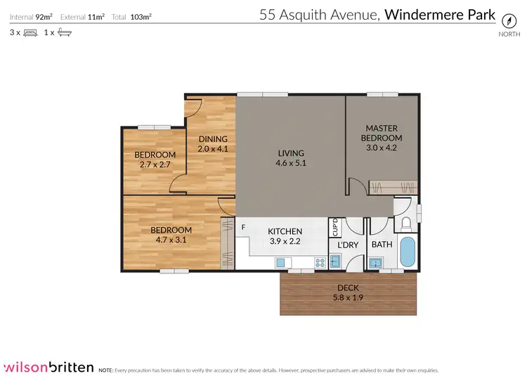 Floorplan of Homely house listing, 55 Asquith Avenue, Windermere Park NSW 2264