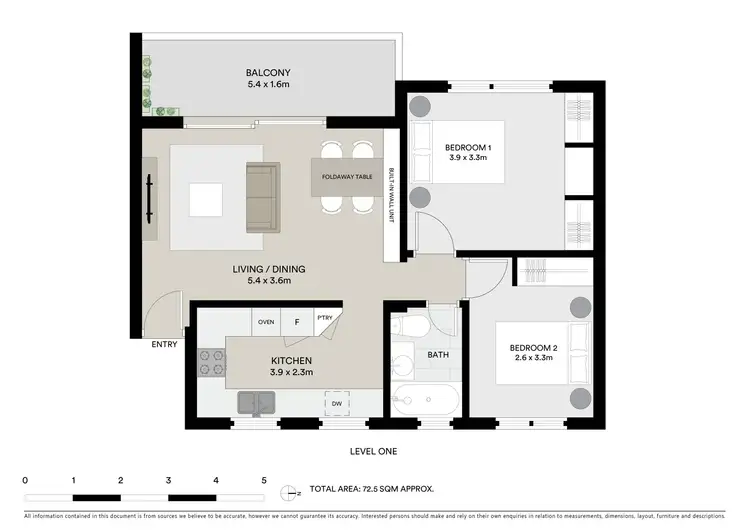 Floorplan of Homely apartment listing, 29/98 Ourimbah Road, Mosman NSW 2088