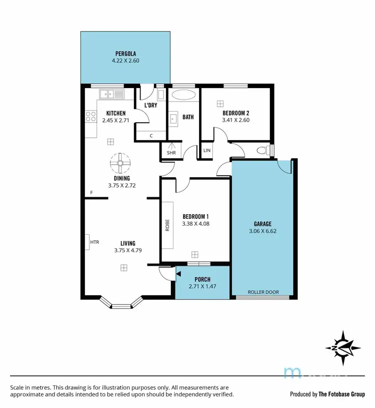 Floorplan of Homely unit listing, 6/156 Marian Road, Glynde SA 5070