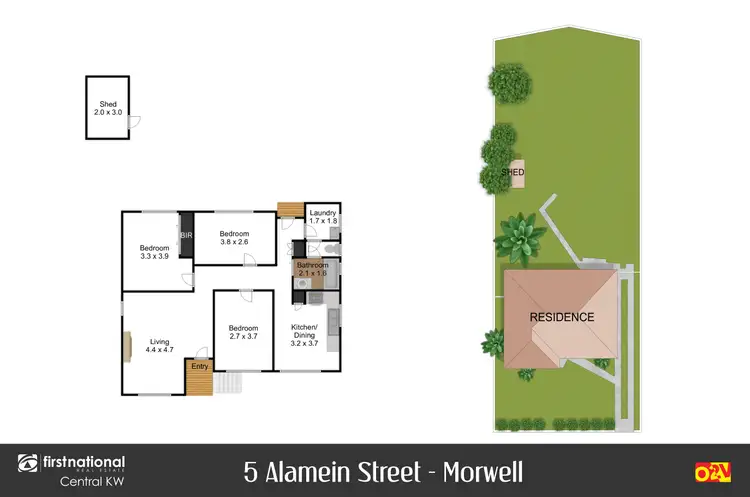 Floorplan of Homely house listing, 5 Alamein Street, Morwell VIC 3840