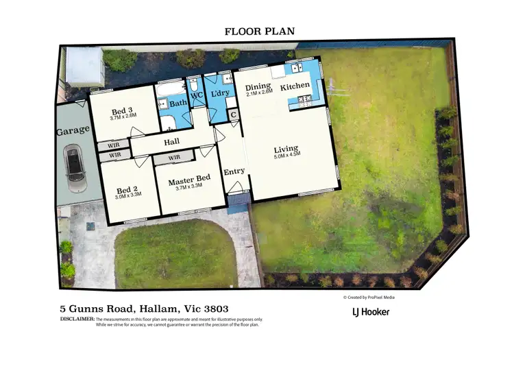 Floorplan of Homely house listing, 5 Gunns Road, Hallam VIC 3803