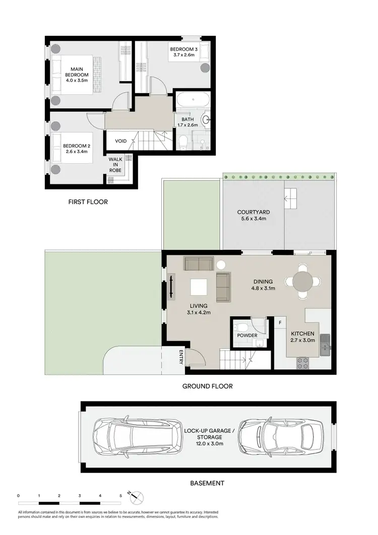 Floorplan of Homely townhouse listing, 1/50 Tavistock Road, South Hurstville NSW 2221