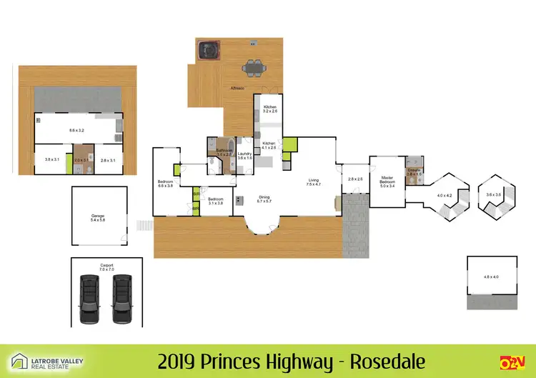 Floorplan of Homely house listing, 2019 Princes Highway, Rosedale VIC 3847