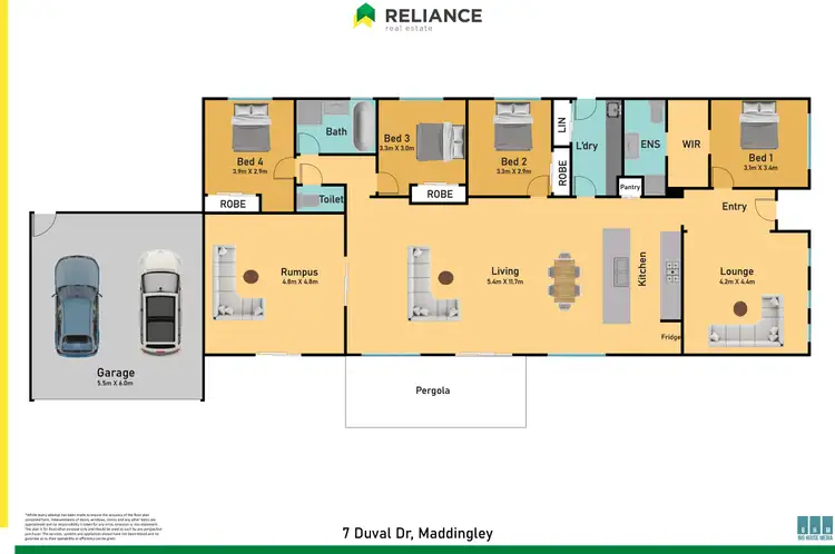 Floorplan of Homely house listing, 7 Duval Drive, Maddingley VIC 3340