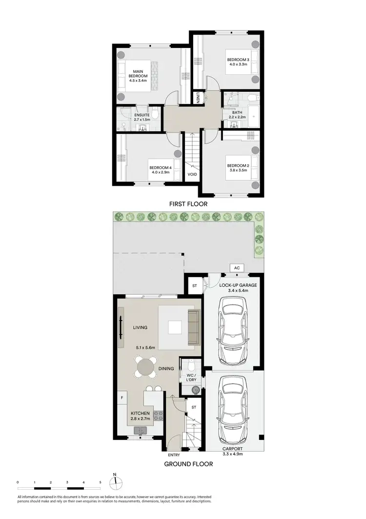 Floorplan of Homely townhouse listing, 4/96 Auburn Street, Sutherland NSW 2232