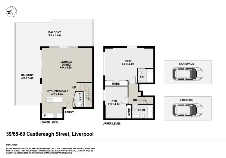 Floorplan of Homely unit listing, 39/65-69 Castlereagh Street, Liverpool NSW 2170