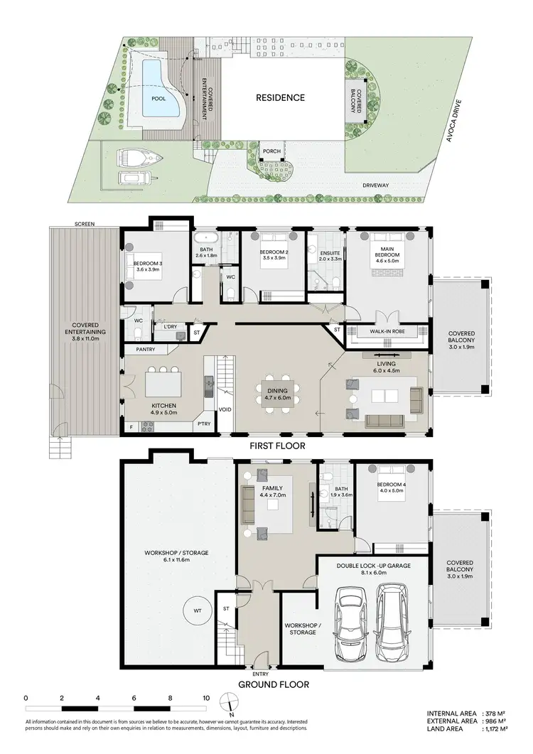Floorplan of Homely house listing, 232 Avoca Drive, Green Point NSW 2251