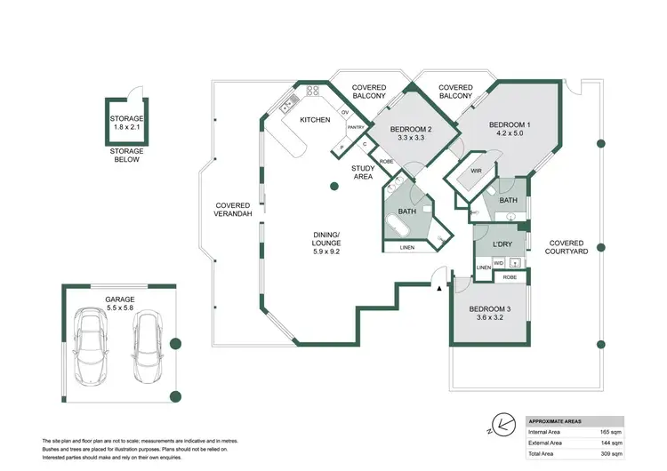Floorplan of Homely apartment listing, 1/26A Warlters Street, Port Macquarie NSW 2444
