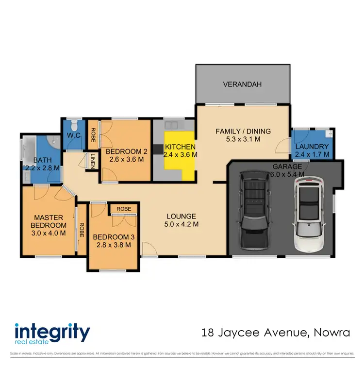 Floorplan of Homely house listing, 18 Jaycee Avenue, Nowra NSW 2541