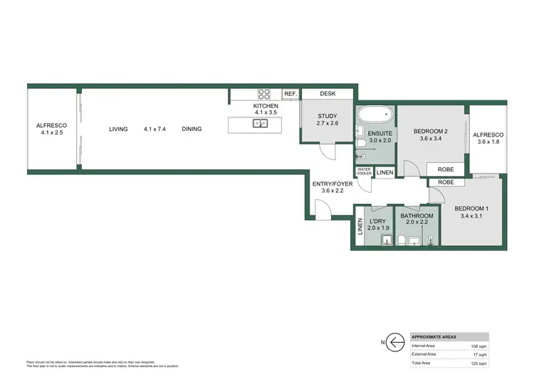 Floorplan of Homely apartment listing, 101/17 Honeysuckle Drive, Newcastle NSW 2300