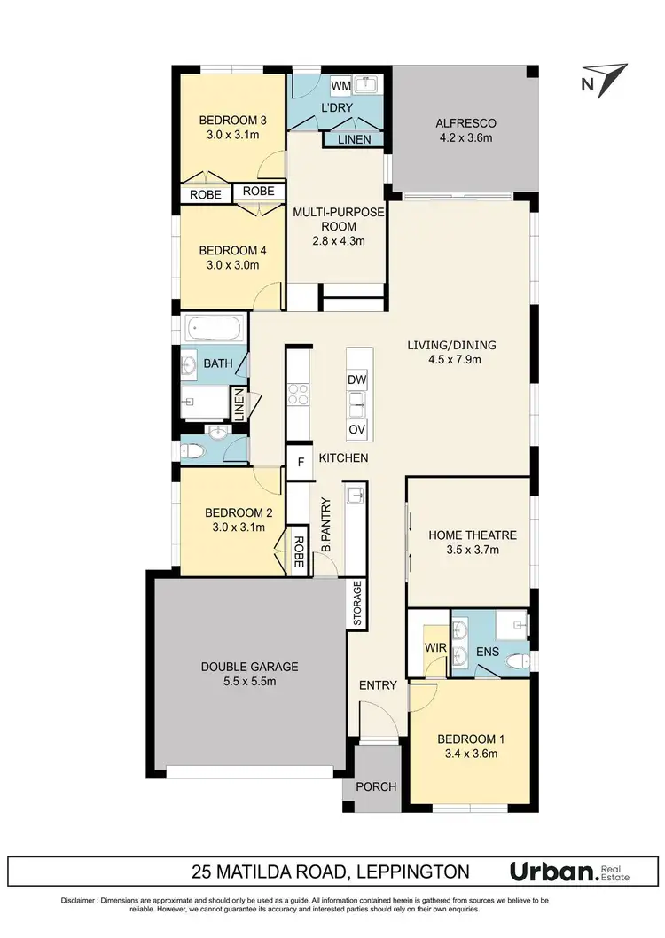 Floorplan of Homely house listing, 25 Matilda Road, Leppington NSW 2179