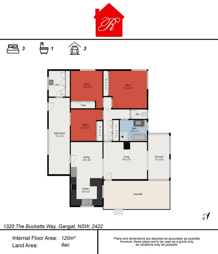 Floorplan of Homely rural property listing, Address available on request