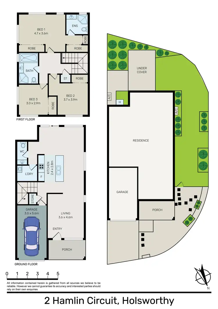 Floorplan of Homely townhouse listing, 2 Hamlin Circuit, Holsworthy NSW 2173