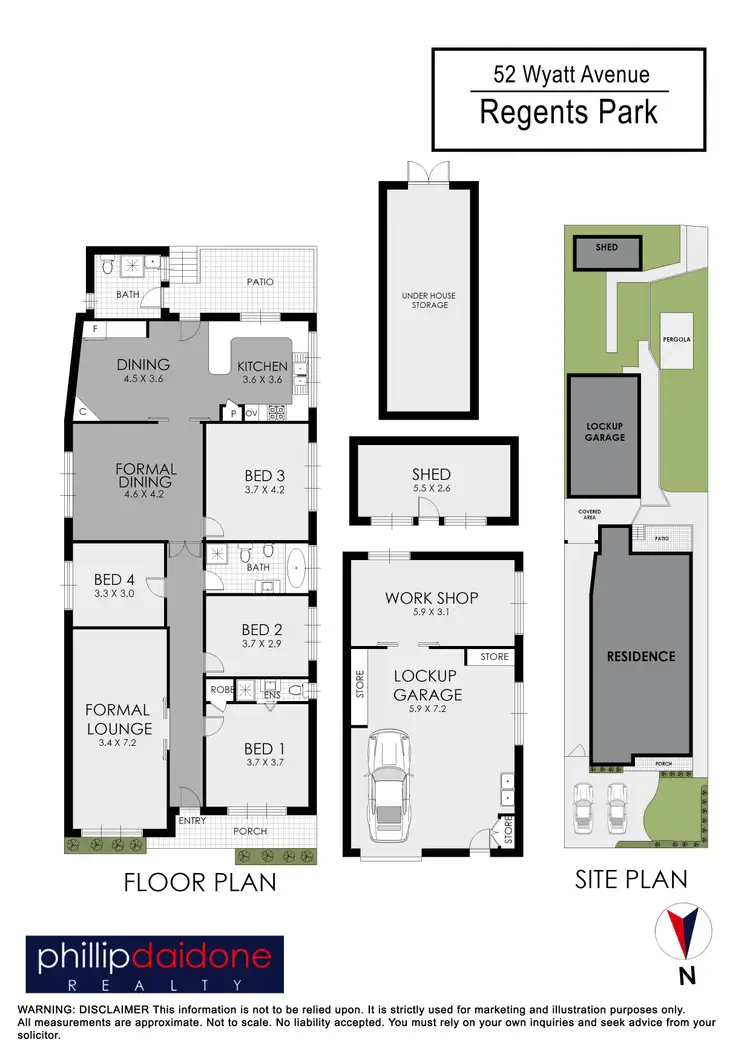 Floorplan of Homely house listing, 52 Wyatt Avenue, Regents Park NSW 2143