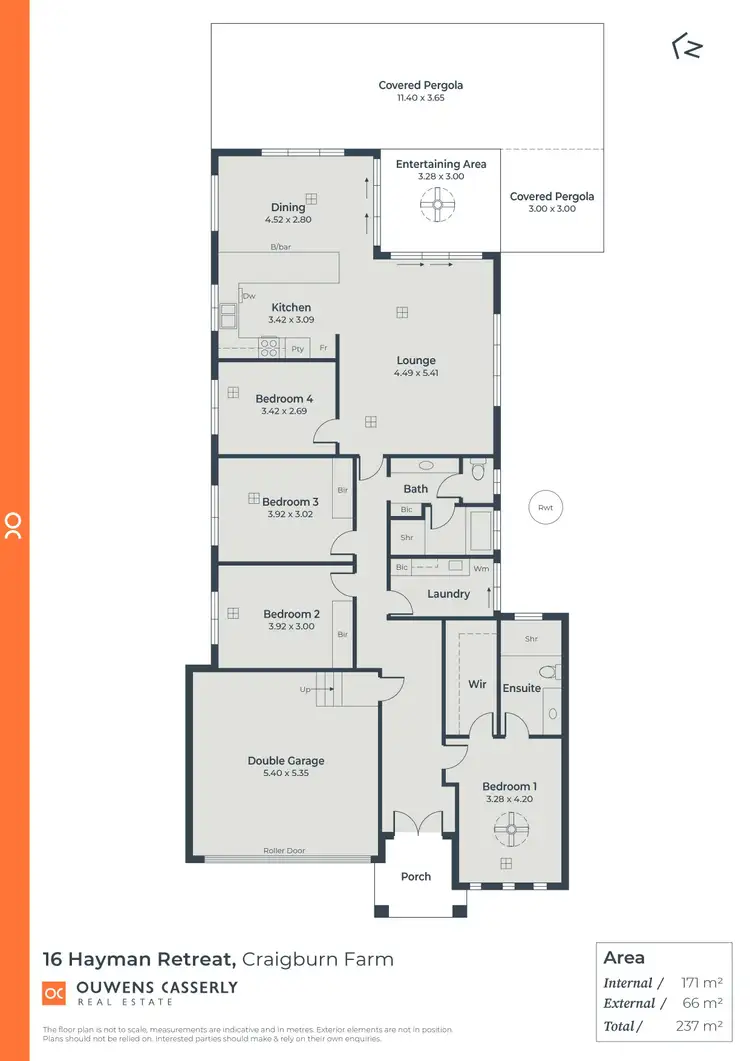 Floorplan of Homely house listing, 16 Hayman Retreat, Craigburn Farm SA 5051