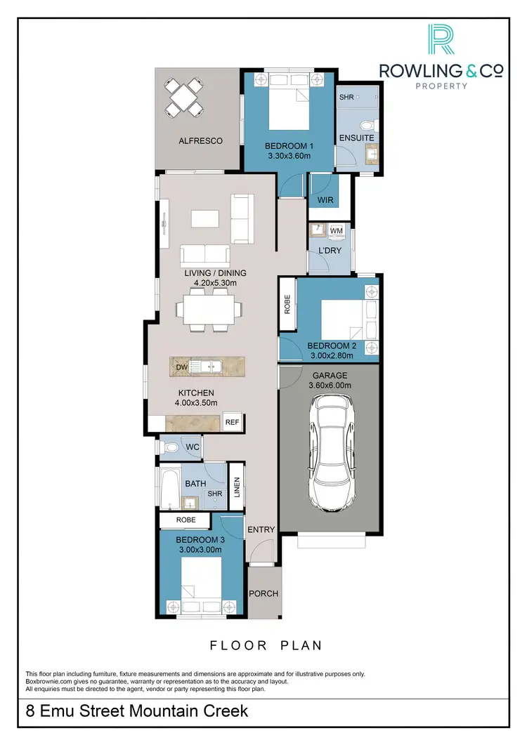 Floorplan of Homely house listing, 8 Emu Street, Mountain Creek QLD 4557