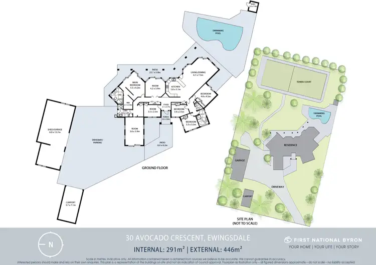 Floorplan of Homely house listing, 30 Avocado Crescent, Ewingsdale NSW 2481
