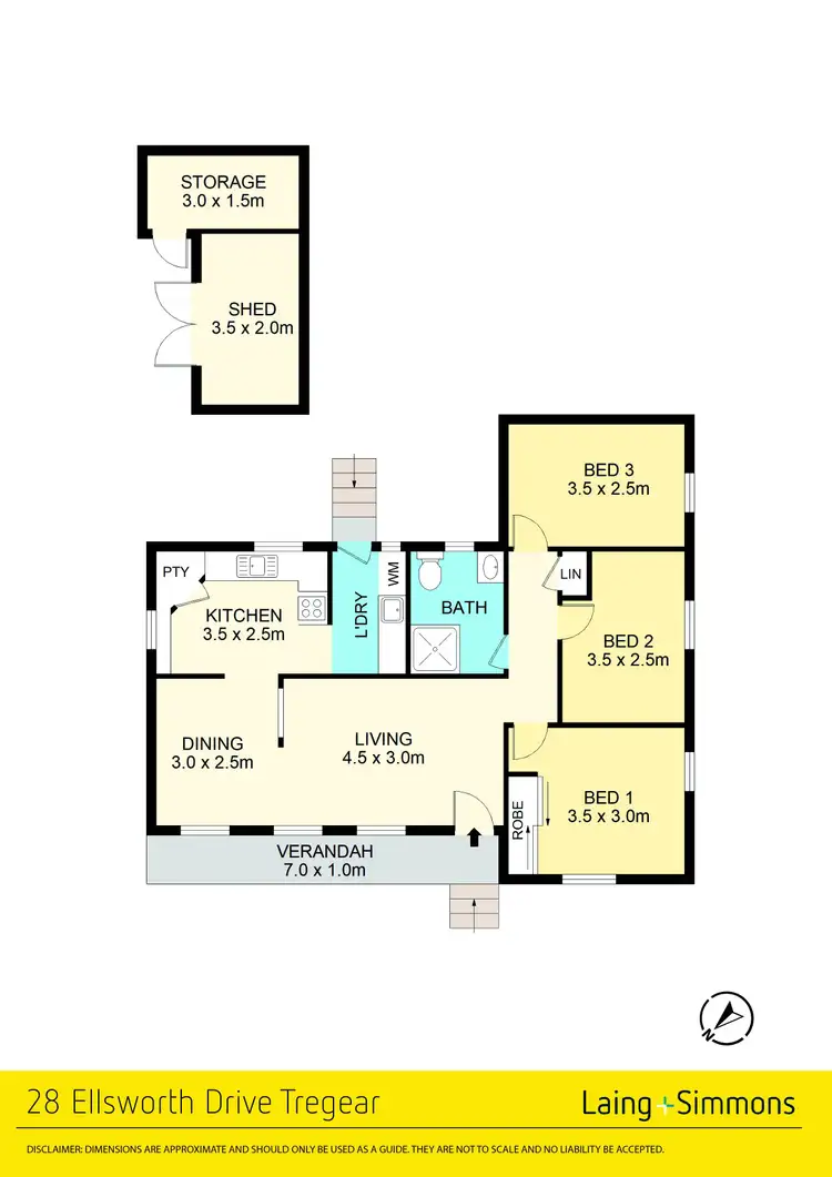 Floorplan of Homely house listing, 28 Ellsworth Drive, Tregear NSW 2770
