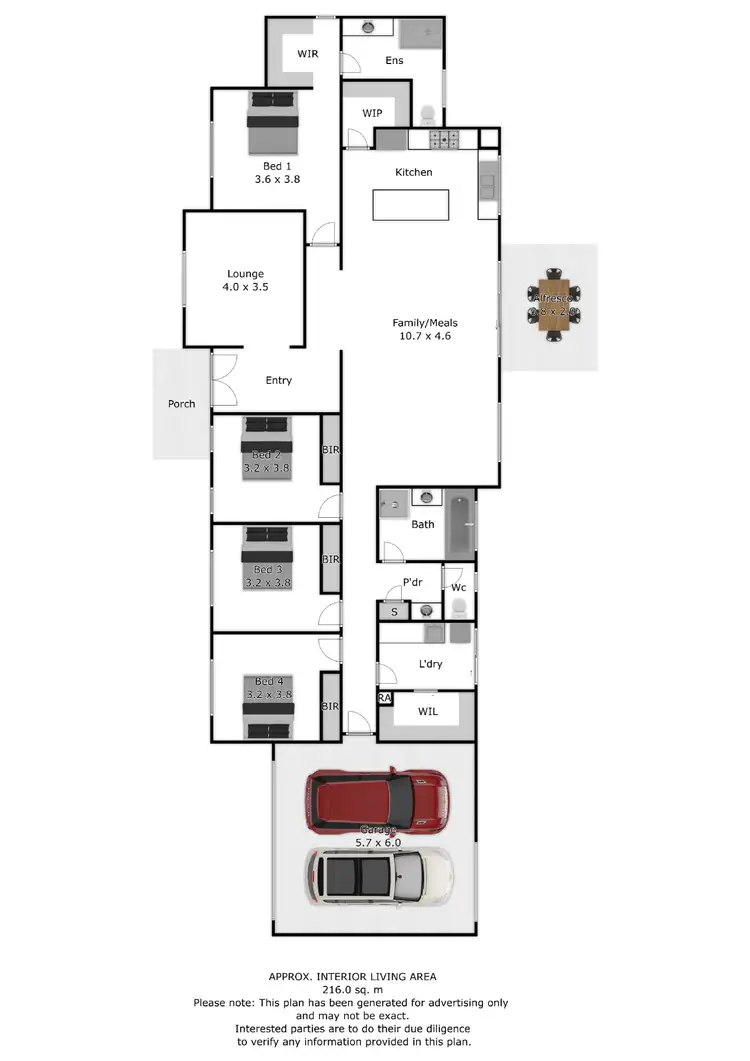 Floorplan of Homely house listing, 2 Bay Court, Tangambalanga VIC 3691
