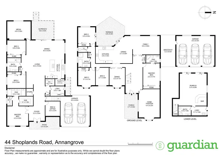 Floorplan of Homely house listing, 44 Shoplands Road, Annangrove NSW 2156