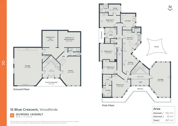 Floorplan of Homely house listing, 15 Blue Crescent, Woodforde SA 5072