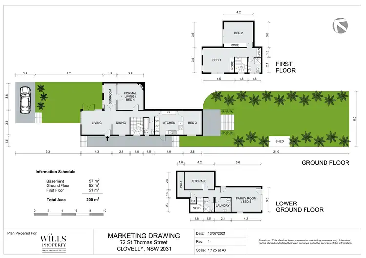 Floorplan of Homely house listing, 72 St Thomas Street, Clovelly NSW 2031