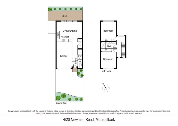 Floorplan of Homely townhouse listing, 4/20 Newman Road, Mooroolbark VIC 3138