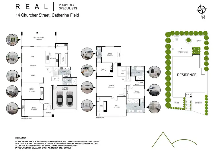 Floorplan of Homely house listing, 14 Churcher Street, Catherine Field NSW 2557