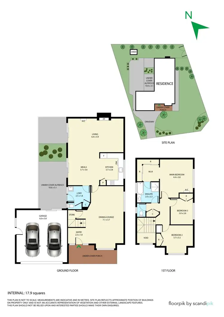 Floorplan of Homely house listing, 20 Lakeside Boulevard, Rowville VIC 3178