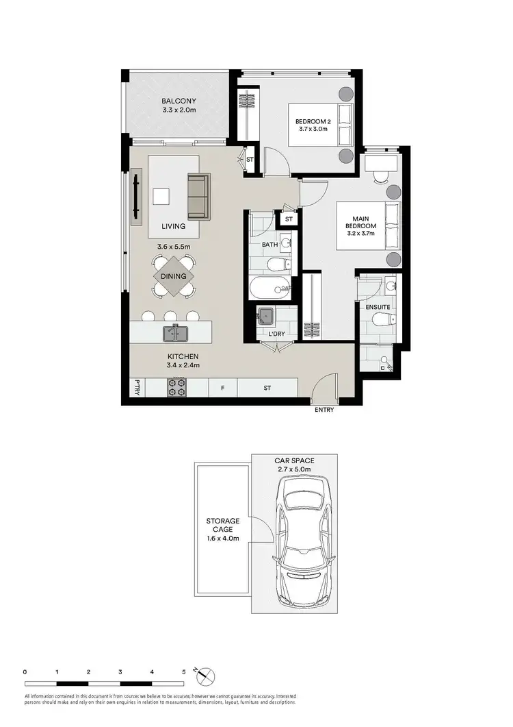Floorplan of Homely apartment listing, 1005/4 Saunders Close, Macquarie Park NSW 2113
