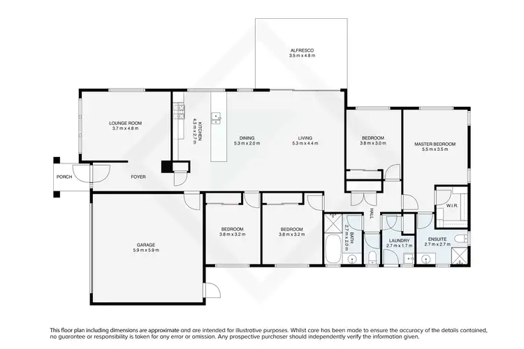 Floorplan of Homely house listing, 30 Streets Road Leneva, Leneva VIC 3691