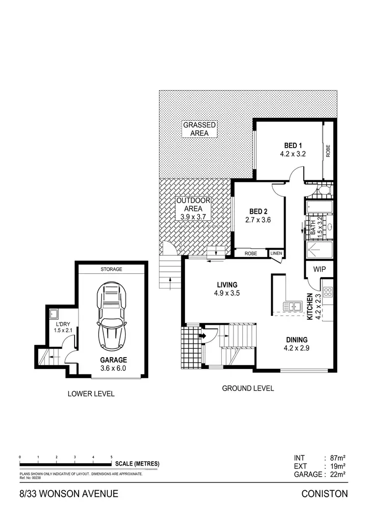Floorplan of Homely townhouse listing, 8/33 Wonson Avenue, Coniston NSW 2500