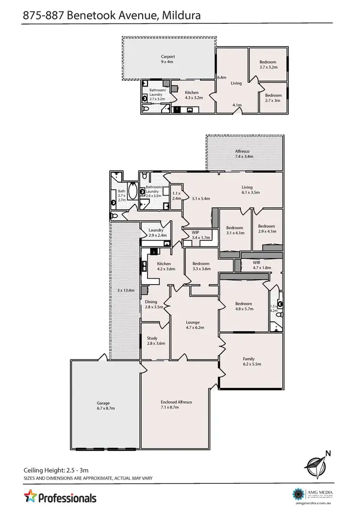 Floorplan of Homely rural property listing, 875-887 Benetook Avenue, Mildura VIC 3500