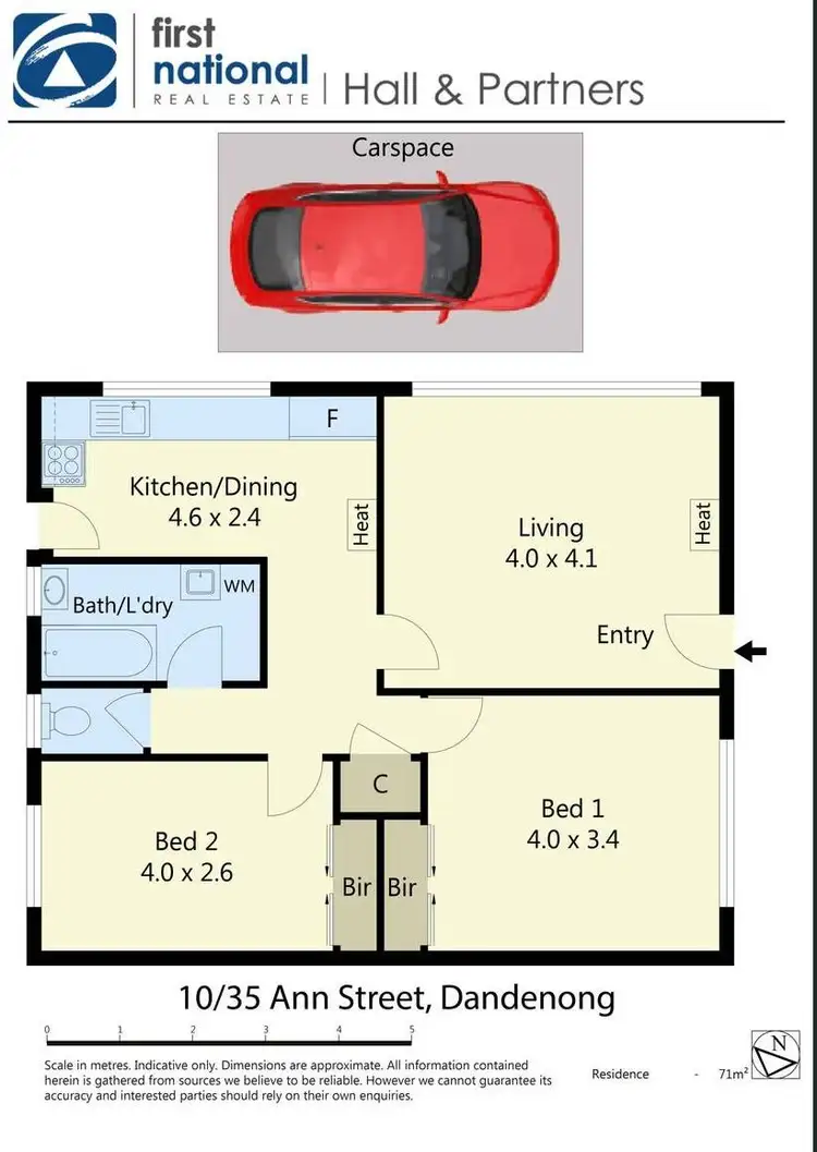 Floorplan of Homely unit listing, 10/35 Ann Street, Dandenong VIC 3175
