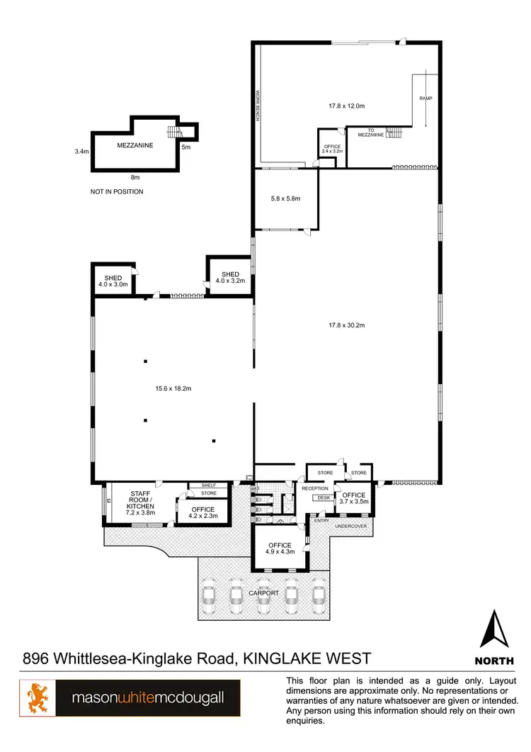 Floorplan of Homely house listing, 896 Whittlesea-Kinglake Road, Kinglake West VIC 3757