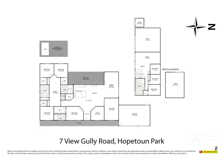 Floorplan of Homely house listing, 7 View Gully Road, Hopetoun Park VIC 3340