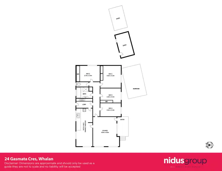 Floorplan of Homely house listing, 24 Gasmata Crescent, Whalan NSW 2770