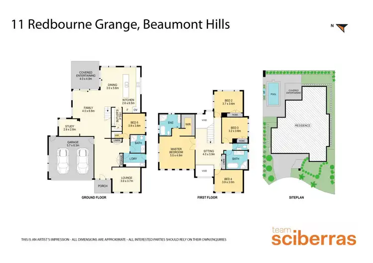 Floorplan of Homely house listing, 11 Redbourne Grange, Beaumont Hills NSW 2155