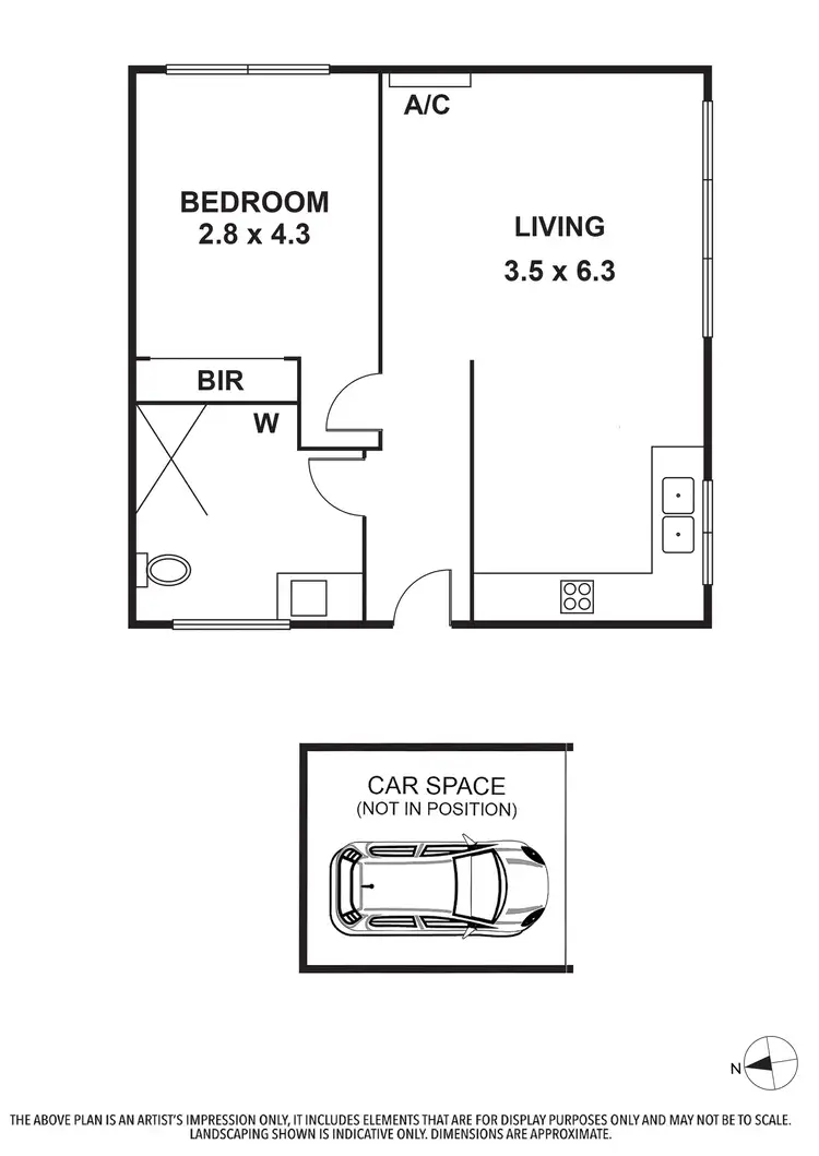 Floorplan of Homely apartment listing, 5/35 Grange Road, Fairfield VIC 3078