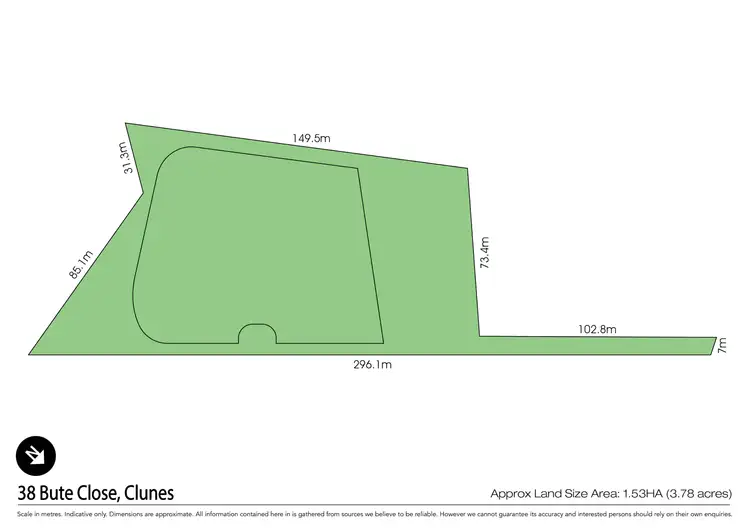 Floorplan of Homely land listing, 38 Bute Close, Clunes VIC 3370