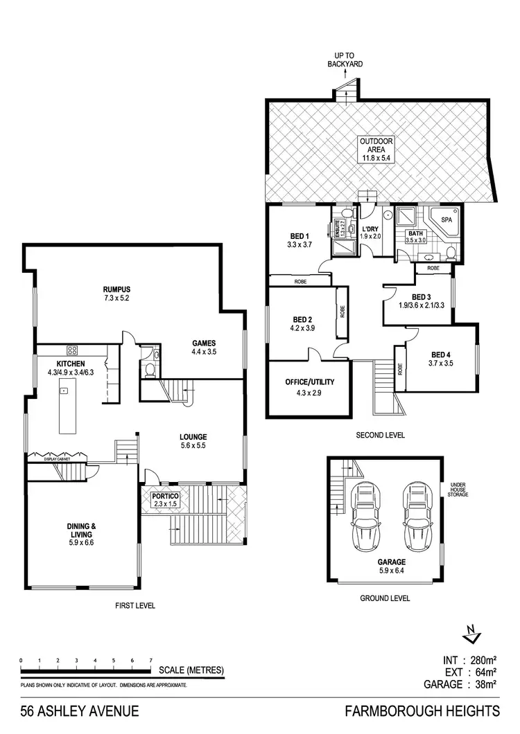 Floorplan of Homely house listing, 56 Ashley Avenue, Farmborough Heights NSW 2526