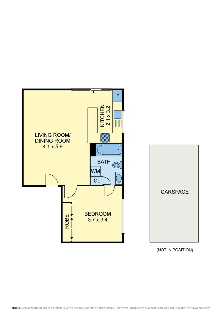 Floorplan of Homely unit listing, 14/160 Napier Street, Essendon VIC 3040