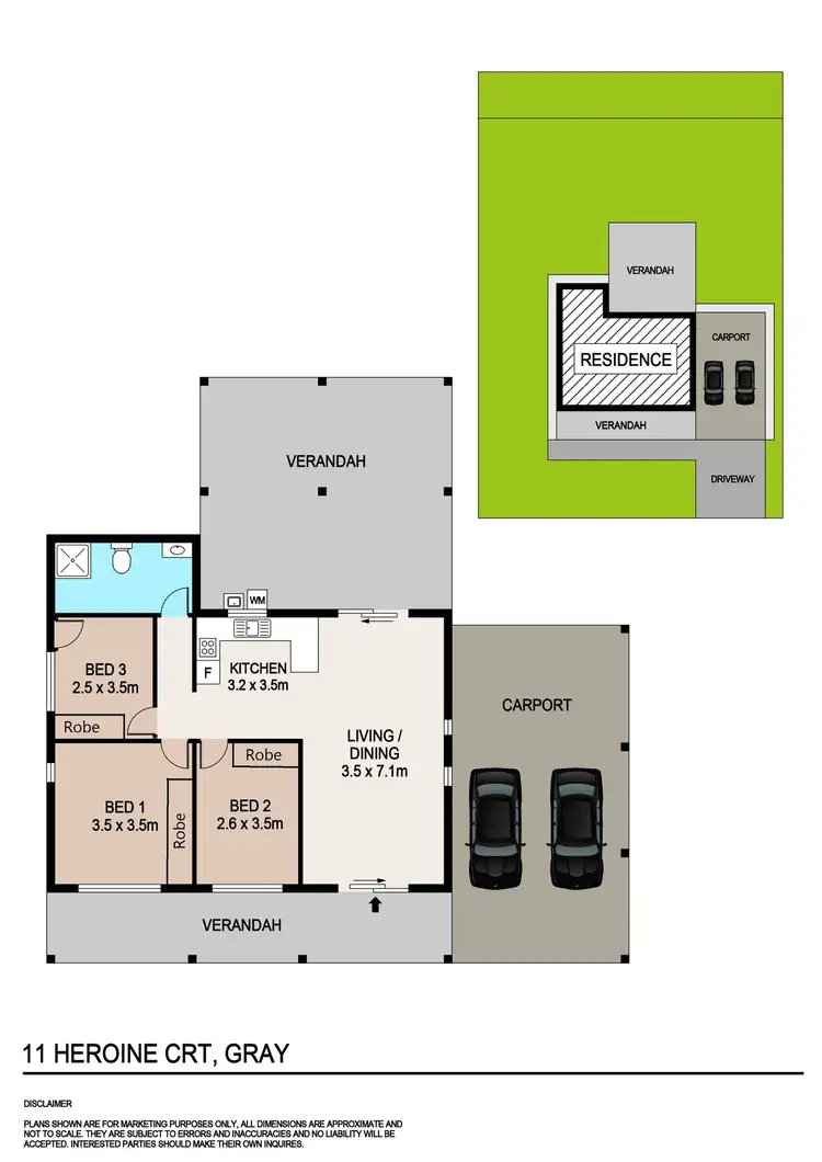 Floorplan of Homely house listing, 11 Heroine Court, Gray NT 830