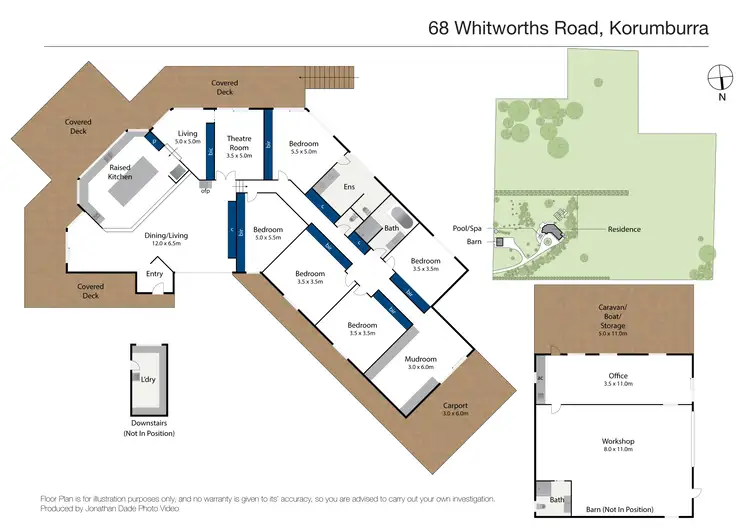 Floorplan of Homely rural property listing, 68 Whitworths Road, Korumburra South VIC 3950