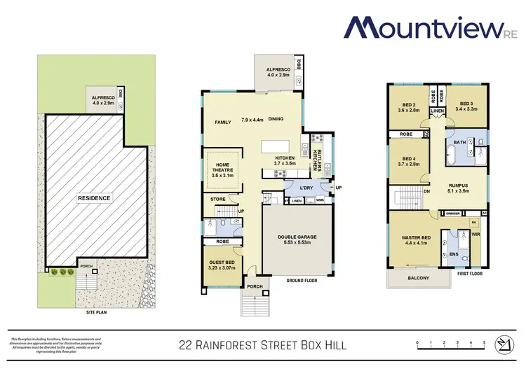 Floorplan of Homely house listing, 22 Rainforest Street (Rouse Hill Heights), Box Hill NSW 2765