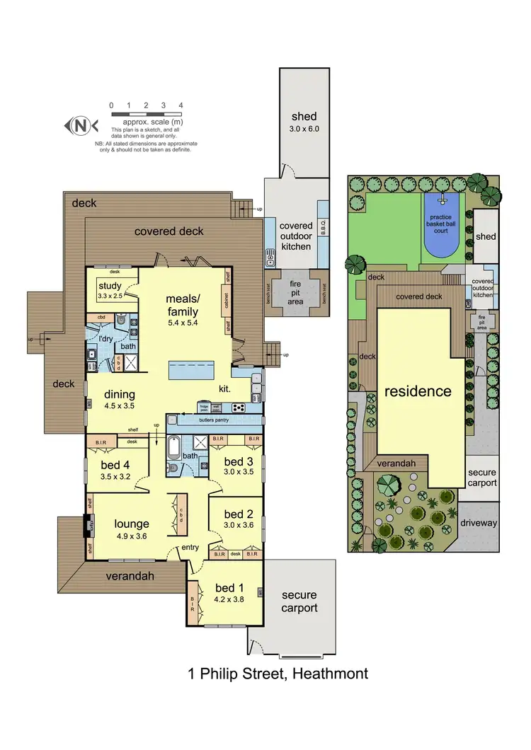 Floorplan of Homely house listing, 1 Philip Street, Heathmont VIC 3135