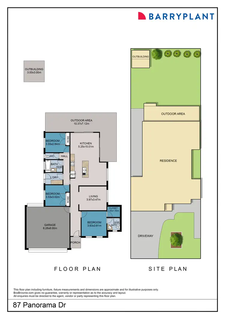 Floorplan of Homely house listing, 87 Panorama Drive, Mildura VIC 3500