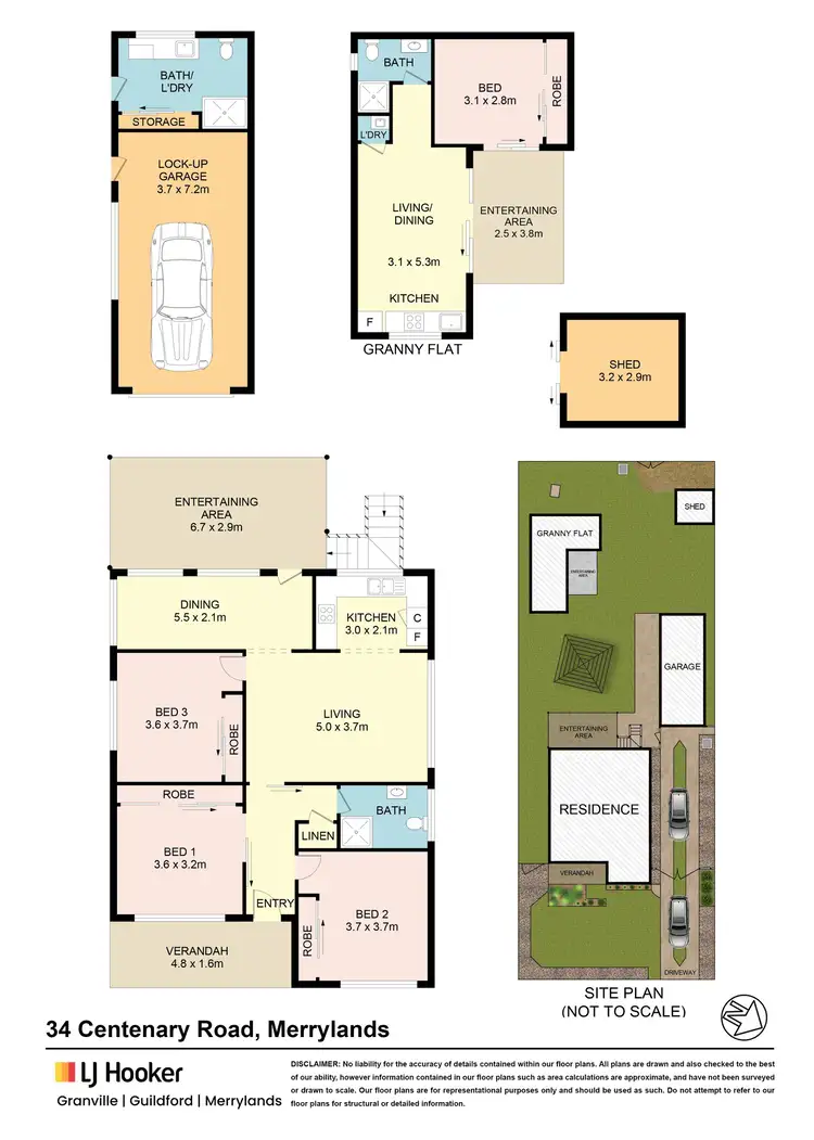 Floorplan of Homely house listing, 34 Centenary Road, Merrylands NSW 2160
